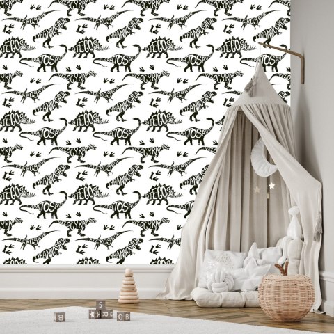 Tapeta Z Dinozaurami, Zwierzęta, Do Pokoju Dziecka Tapeta Z Dinozaurami, Zwierzęta, Do Pokoju Dziecka
