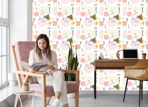 Tapeta Geometryczna-Abstrakcja