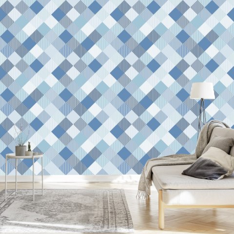 Tapeta Geometryczna-Kolorowe Romby