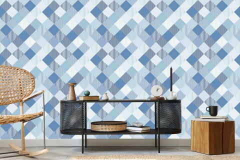 Tapeta Geometryczna-Kolorowe Romby