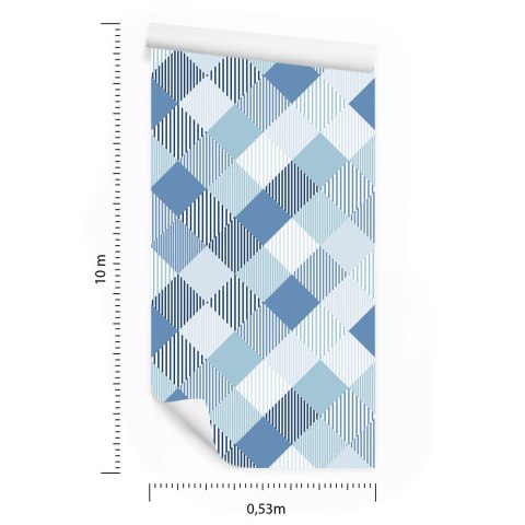 Tapeta Geometryczna-Kolorowe Romby