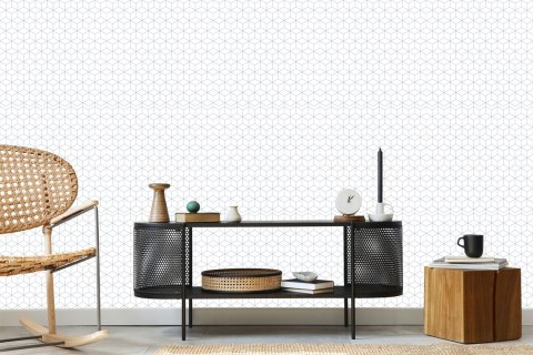 Tapeta Geometryczna - Sześciany