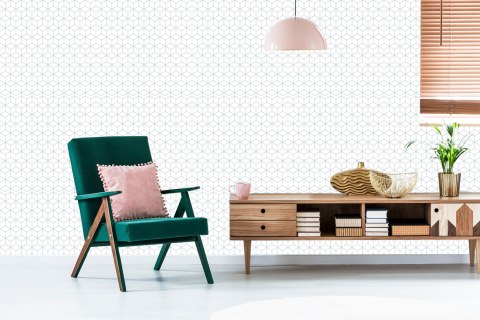 Tapeta Geometryczna - Sześciany