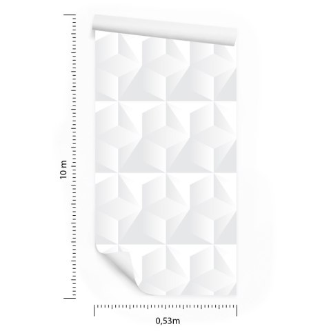 Tapeta Geometryczna - Sześciany