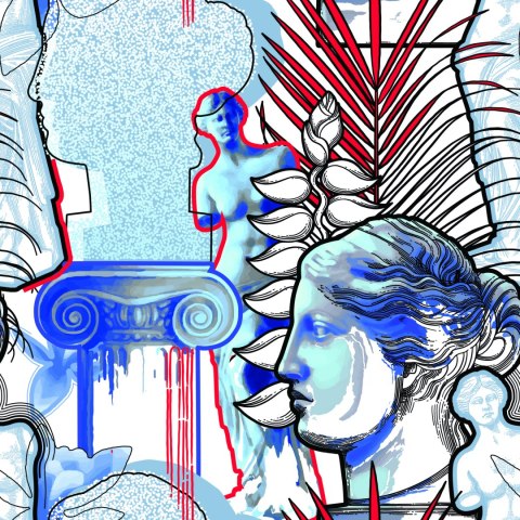 Tapeta Wenus Z Milo W Stylu Pop-Art