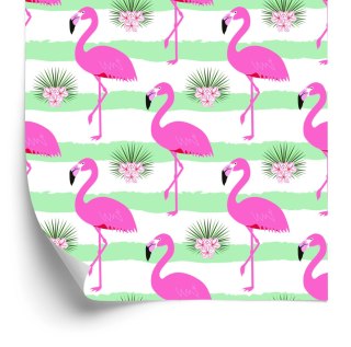 Tapeta Dla Dzieci - Różowe Flamingi