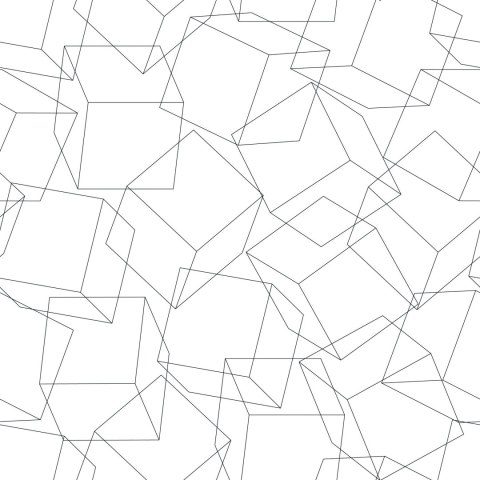 Tapeta Geometryczna - Minimalizm Efekt 3D