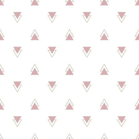 Tapeta Geometryczna - Nowoczesne Minimalistyczne Trójkąty
