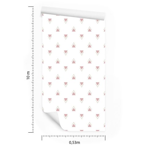 Tapeta Geometryczna - Nowoczesne Minimalistyczne Trójkąty