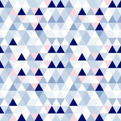 Tapeta Geometryczna - Trójkąty W Pastelowych Barwach