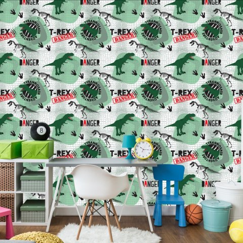 Tapeta Dla Dzieci Dinozaury, Zwierzęta, Zieleń