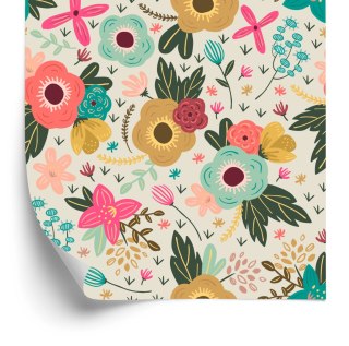 Tapeta Kolorowe Kwiaty Na Łące