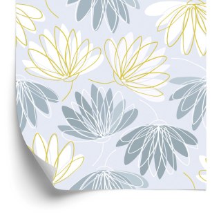 Tapeta Lilie Wodne Jak Narysowane