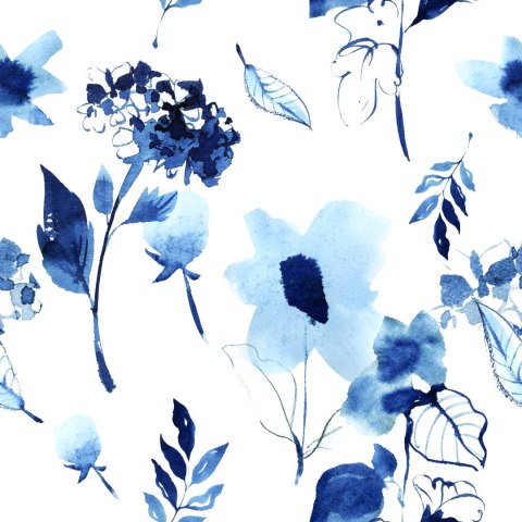 Tapeta Nowoczesny Kwiatowy Wzór