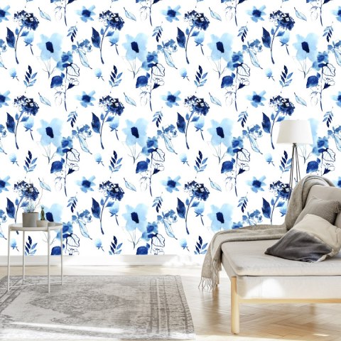 Tapeta Nowoczesny Kwiatowy Wzór