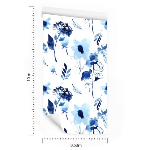 Tapeta Nowoczesny Kwiatowy Wzór