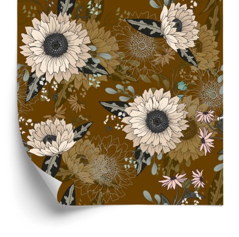 Tapeta Piękne Dzikie Kwiaty