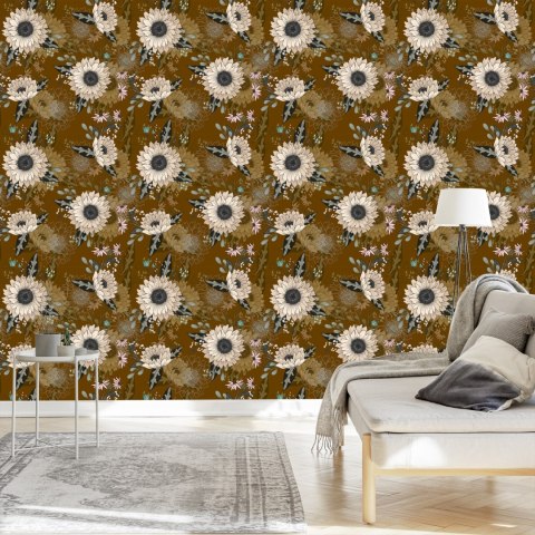 Tapeta Piękne Dzikie Kwiaty