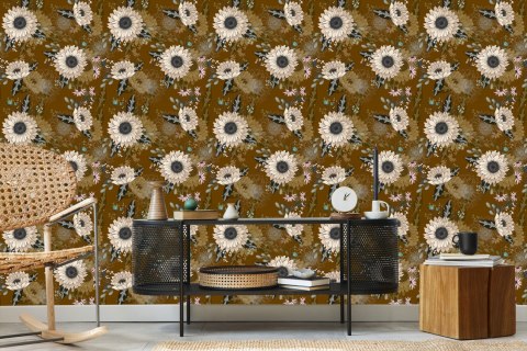 Tapeta Piękne Dzikie Kwiaty