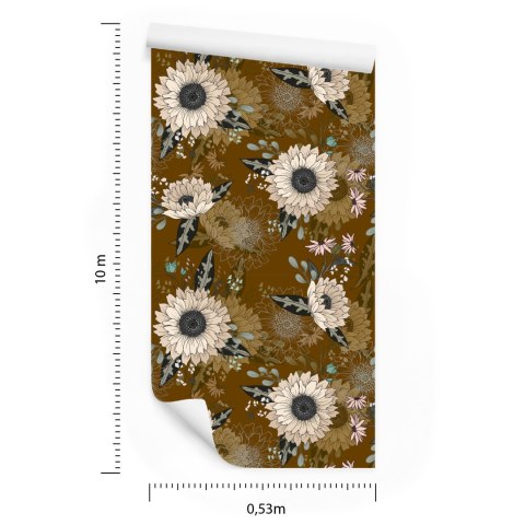 Tapeta Piękne Dzikie Kwiaty