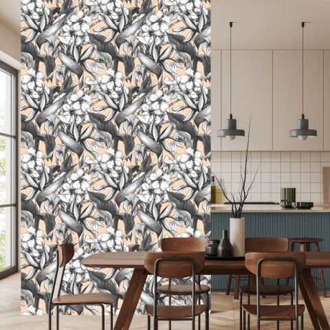 Tapeta Piękne Egzotyczne Kwiaty