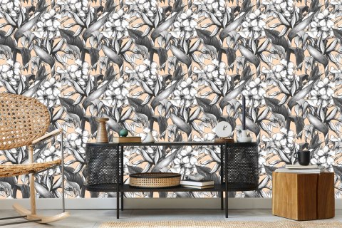 Tapeta Piękne Egzotyczne Kwiaty