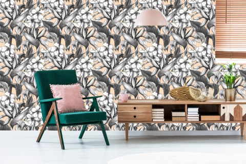 Tapeta Piękne Egzotyczne Kwiaty