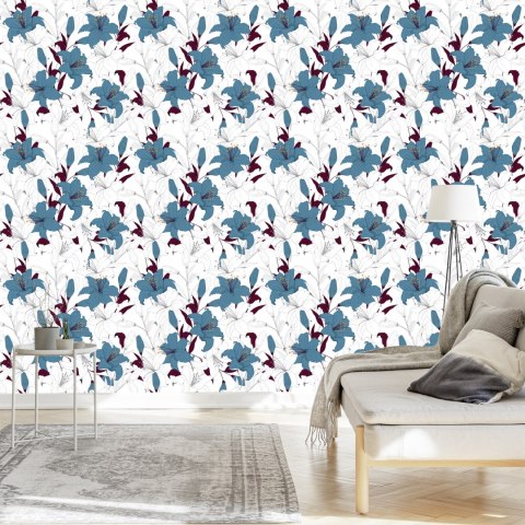 Tapeta Piękne Kwiaty Lilii