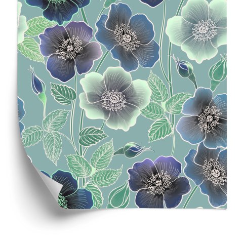 Tapeta Piękne Kwiaty W Stylu Vintage