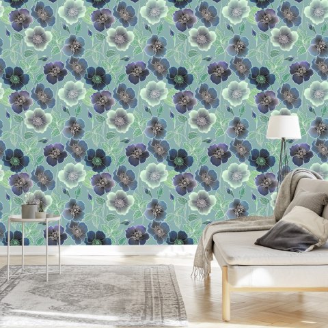 Tapeta Piękne Kwiaty W Stylu Vintage