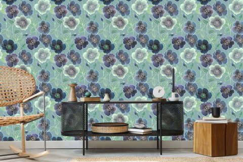 Tapeta Piękne Kwiaty W Stylu Vintage