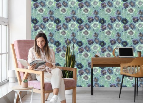 Tapeta Piękne Kwiaty W Stylu Vintage