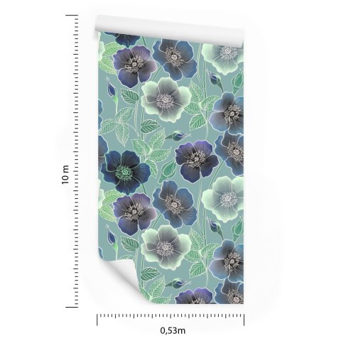 Tapeta Piękne Kwiaty W Stylu Vintage