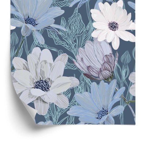 Tapeta Piękne Stokrotki W Pastelowych Kolorach