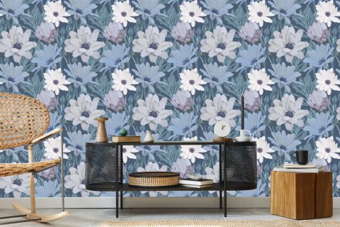 Tapeta Piękne Stokrotki W Pastelowych Kolorach