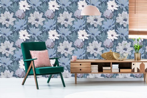 Tapeta Piękne Stokrotki W Pastelowych Kolorach