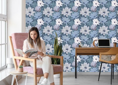 Tapeta Piękne Stokrotki W Pastelowych Kolorach