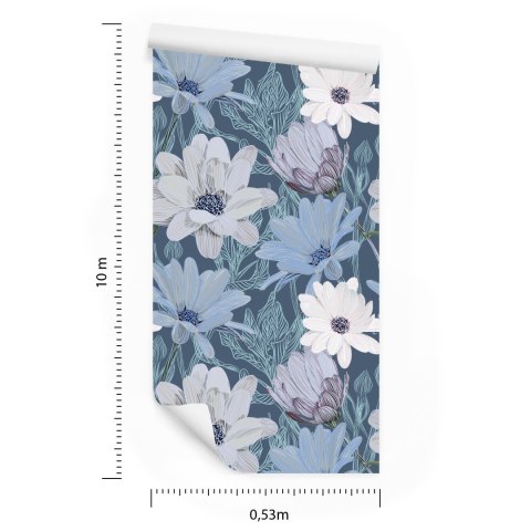 Tapeta Piękne Stokrotki W Pastelowych Kolorach