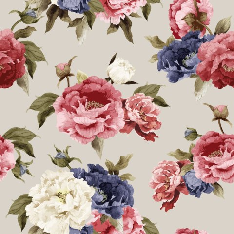 Tapeta Róże Malowane Akwarelą