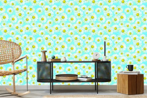 Tapeta Stokrotki Malowane Akwarelą