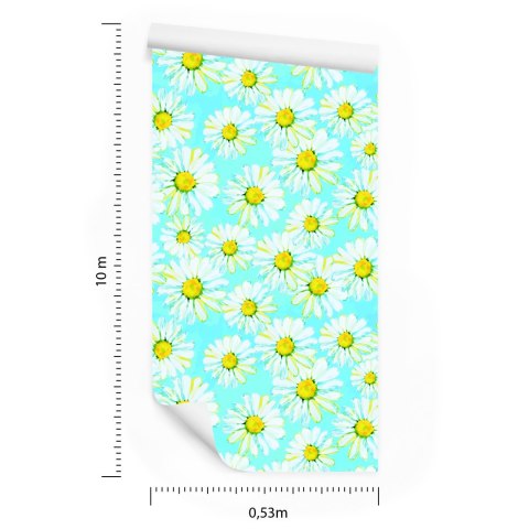 Tapeta Stokrotki Malowane Akwarelą