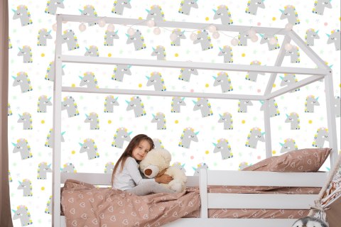 Tapeta Dla Dzieci - Słodkie Śpiące Jednorożce