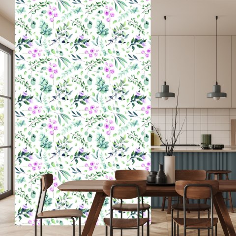 Tapeta Gałązki Z Kwiatami