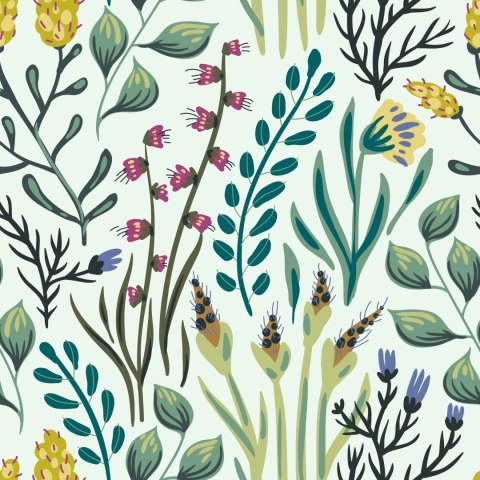 Tapeta Kwiaty I Rośliny Polne