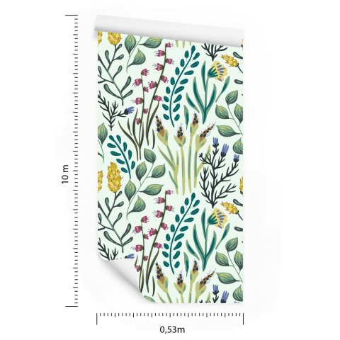 Tapeta Kwiaty I Rośliny Polne