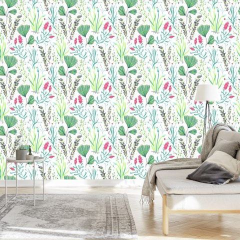 Tapeta Kwiaty Polne Z Ziołami