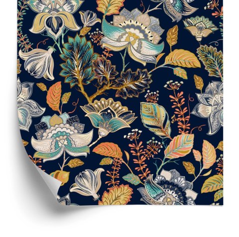 Tapeta Kwiaty W Stylu Folklor