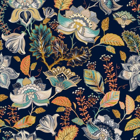 Tapeta Kwiaty W Stylu Folklor