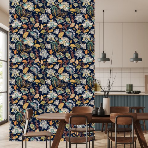 Tapeta Kwiaty W Stylu Folklor