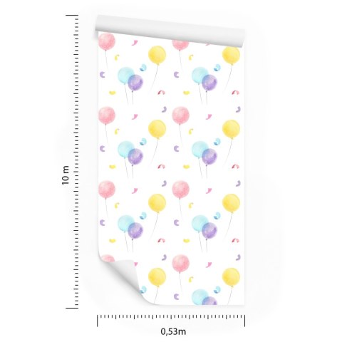Tapeta Różnobarwne Balony